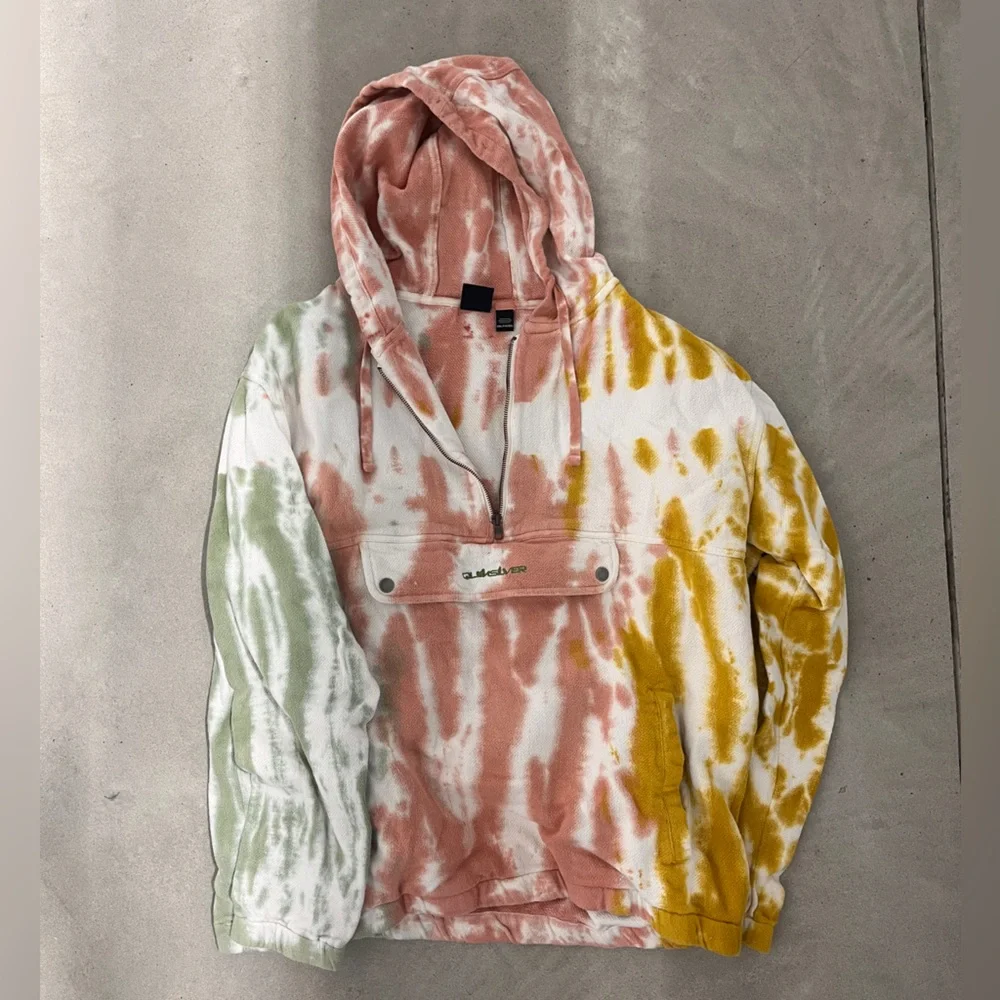Quicksilver Tie-Dye Hoodie with Front Pocket - Picture 2 of 9